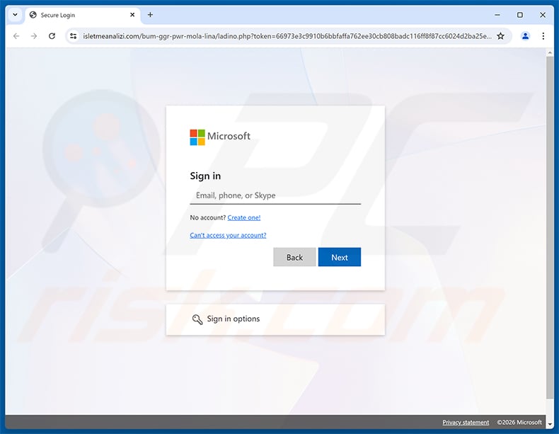 Administrator Added You To The Team Community Email Scam phishing page