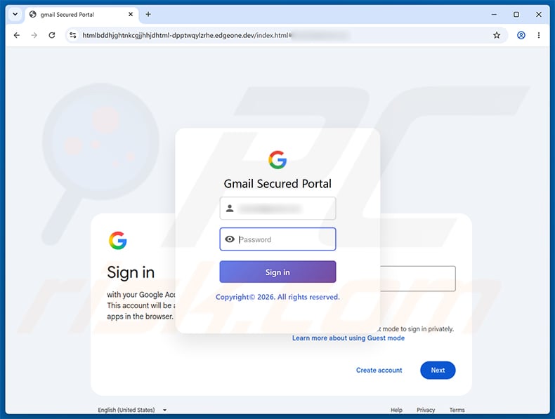 Phishing site promoted via Domain Renewal Reminder email scam (2026-09-17)