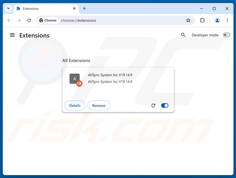 KREMLIN Banking Trojan malicious AVSync System Inc V19.14.9 extension (source elastic-co)