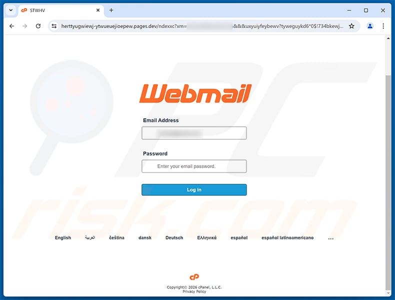 LinkedIn - New Purchase Order Email Scam phishing page