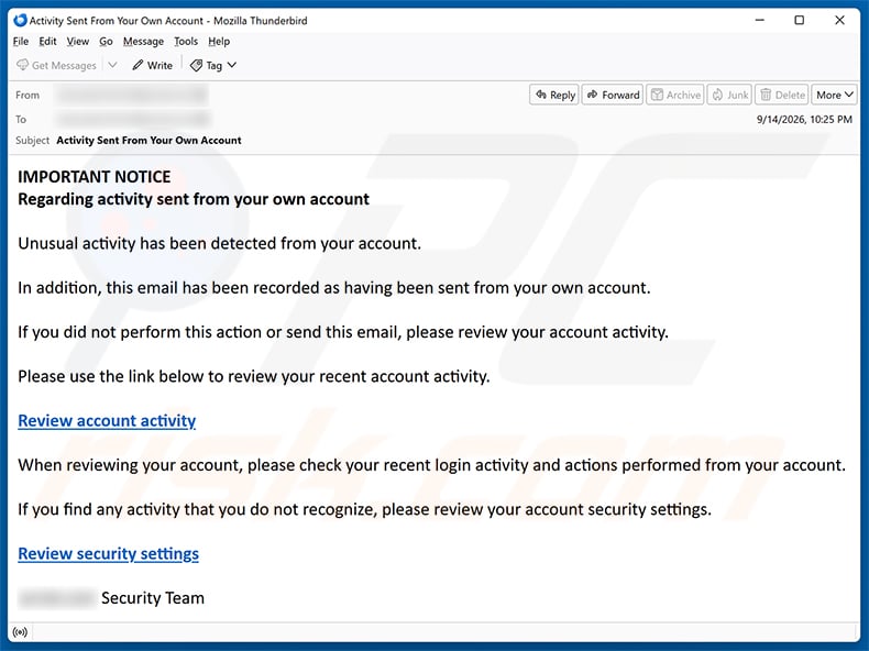 Spam email promoting Microsoft Firewall Alert POP-UP Scam (rovuwogipi.z7.web.core.windows[.]net)