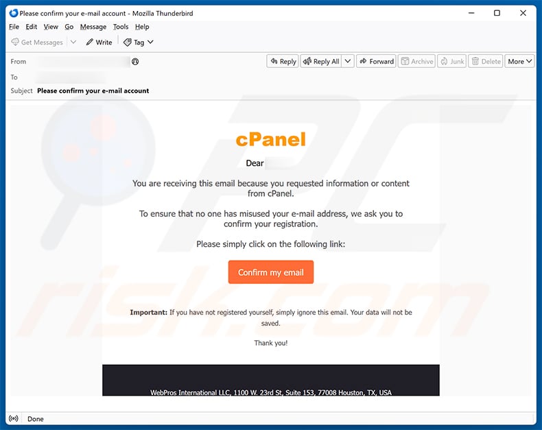 Requested Information Or Content email scam (2026-09-10)