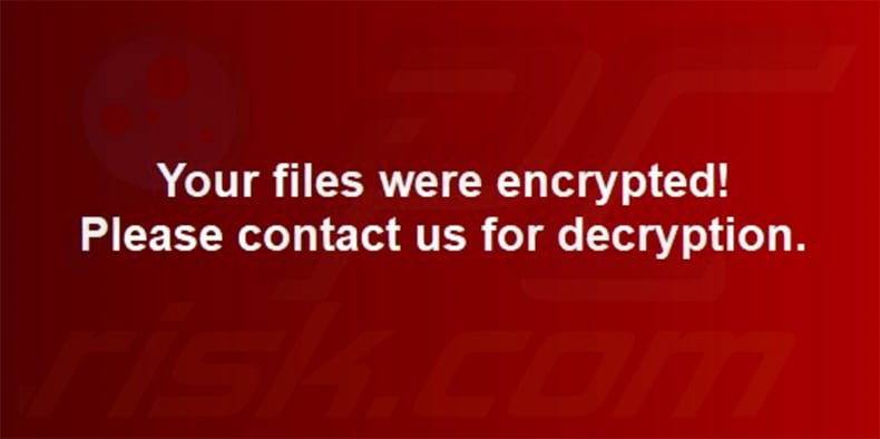 RIED Ransomware wallpaper