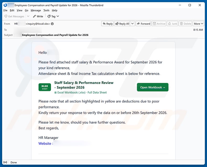 Salary & Performance Award Email Scam (2026-09-17)