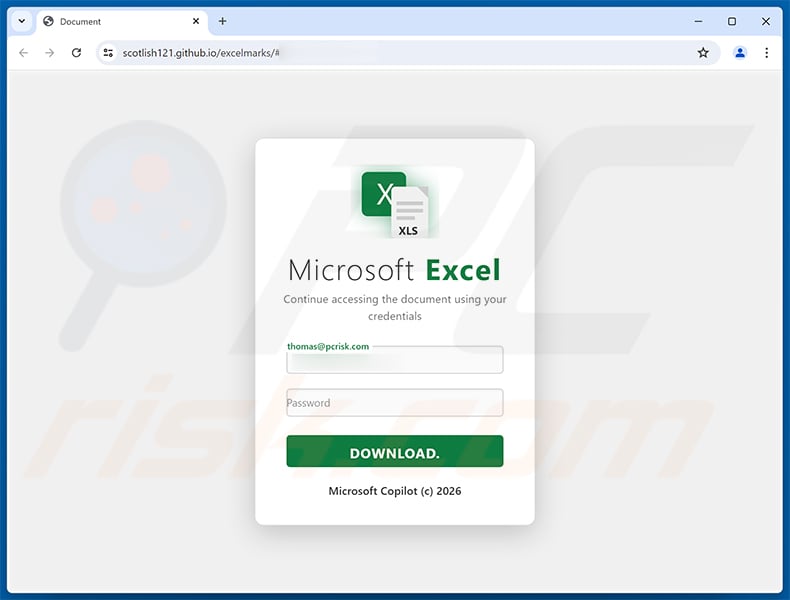 Phishing site promoted via Sales Contract Email Scam (2026-09-16)