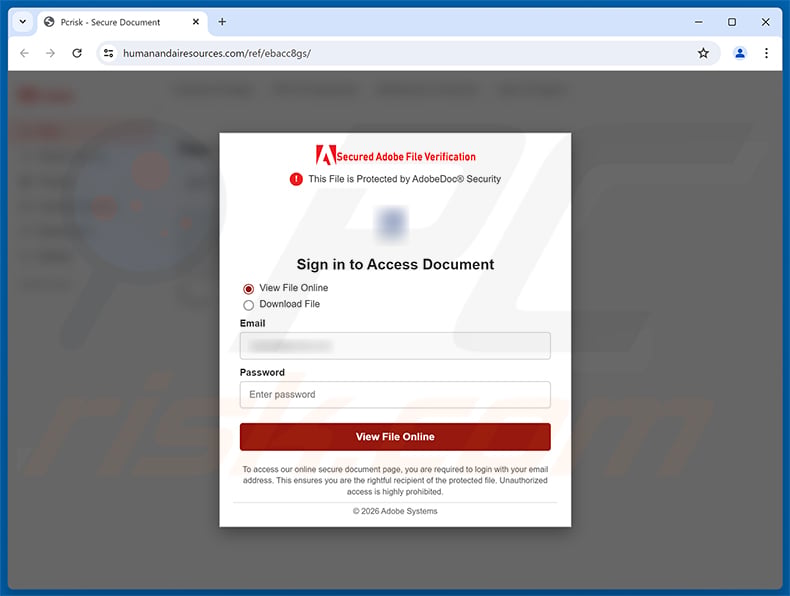 SkySlope DigiSign - Your Document Has Been Completed phishing page