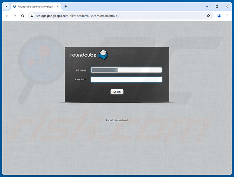 Phishing site promoted via Unsuccessful Mail Delivery Report email scam (2026-09-08)