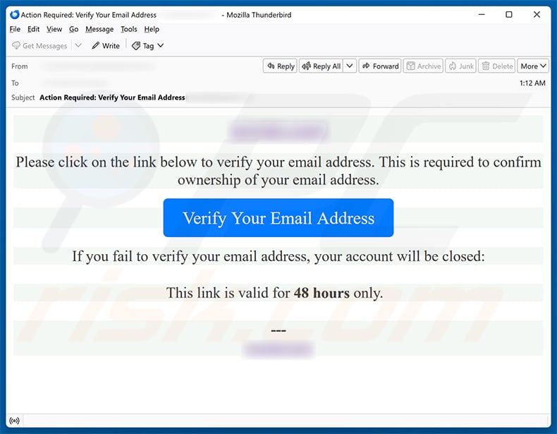 Verify Your Email Address Email Scam (2026-09-03)