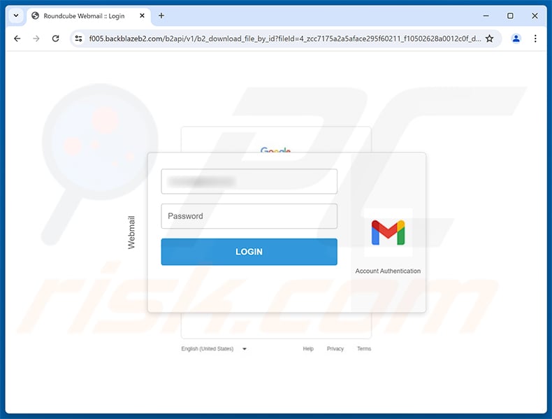 Phishing site promoted via Verify Your Email Address Email Scam (2026-09-03)