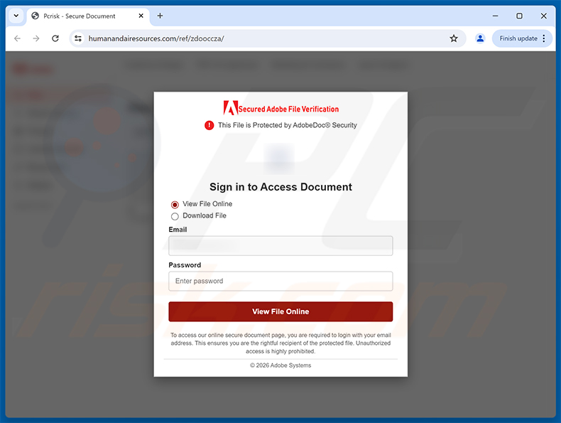 Phishing site promoted via Webmail Account Verification Email Scam (2026-09-08 - sample 2)