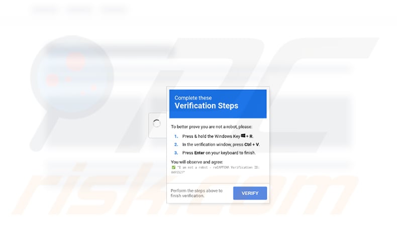 ZigCryptoStealer fake CAPTCHA page (source talosintelligence-com)