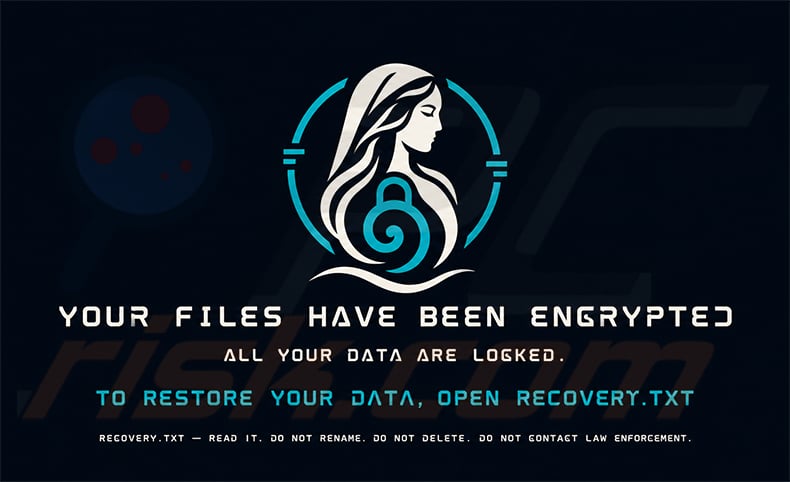 Calipso ransomware wallpaper