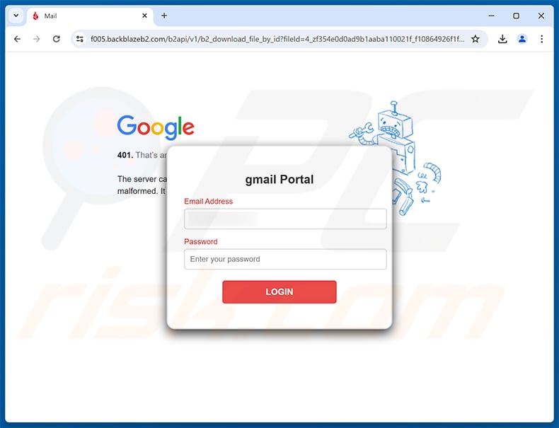 Phishing site promoted via Payment Released Email Scam (2026-10-12)