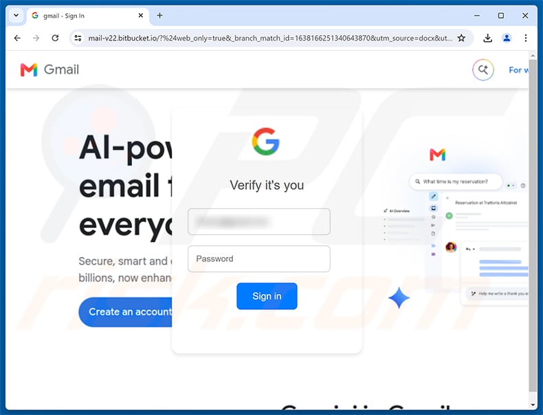 PDF Documents To Review And Sign phishing page