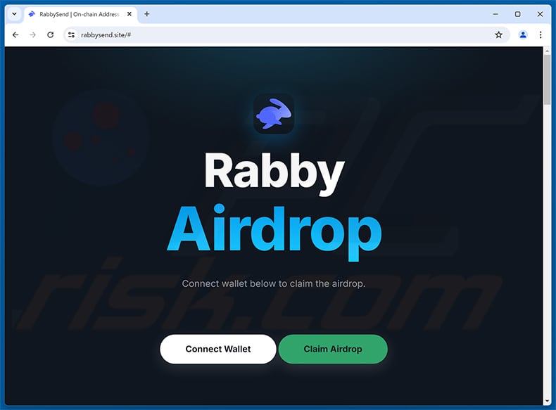 Rabby Airdrop Scam (rabbysend[.]site)