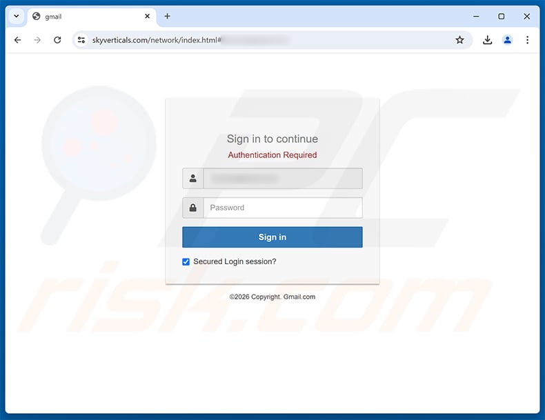 Phishing site promoted via Unusual Activity On Your Account email scam (2026-10-21)