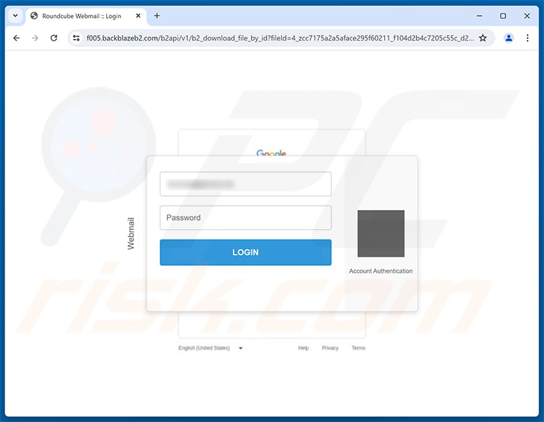 Violation Of Supported Countries Policy phishing page