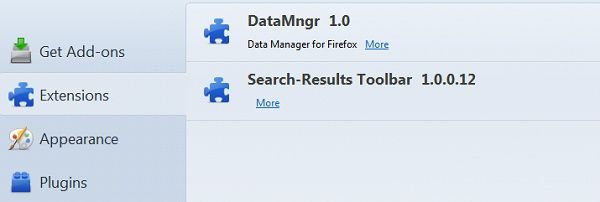 search results toolbar mozilla firefox