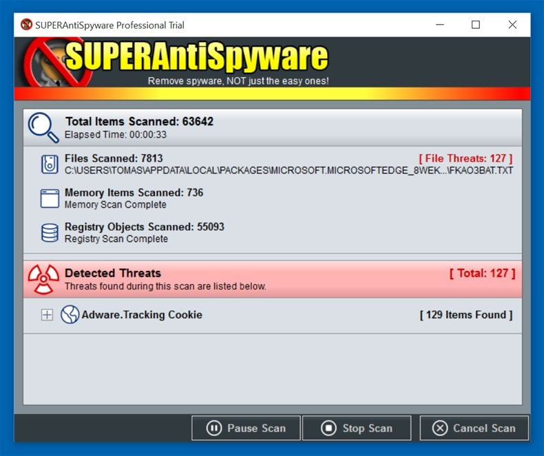 does superantispyware remove viruses