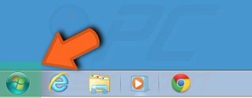 Windows 7 start button