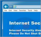 Internet Security Alert POP-UP Scam
