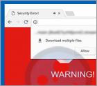 Browser Blocked Based On Your Security Preferences Scam