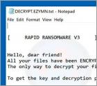 RAPID RANSOMWARE V3 Ransomware