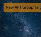 New APT Group Targeting Satellite Companies