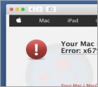 Critical System Error: x679Qs5m POP-UP Scam (Mac)
