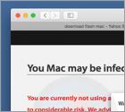 WARNING WITHOUT ANTIVIRUS, YOUR SYSTEM IS AT HIGH RISK POP-UP Scam (Mac)