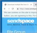 Sendspace.com Suspicious Website