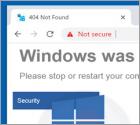 Windows Was Blocked Due To Questionable Activity POP-UP Scam