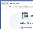 Mac-cleaner.space POP-UP Scam (Mac)