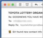 TOYOTA LOTTERY ORGANIZATION Email Scam