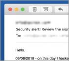 On This Day I Hacked Your OS Email Scam