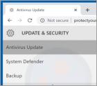 Antivirus Update Is Prepared POP-UP Scam