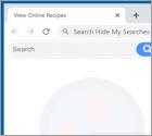 View Online Recipes Browser Hijacker