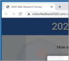 2020 Web Research Survey POP-UP Scam