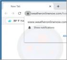 Weather Online Now Browser Hijacker