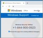 VIRUS ALERT FROM Windows POP-UP Scam