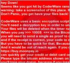 CoderWare Ransomware