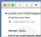 Email Security Alert Scam