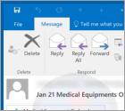 Universal Medical Equipment Email Virus