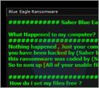 Saher Blue Eagle Ransomware