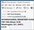INTERNATIONAL MONETARY FUND (IMF) Email Scam