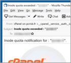 Inode Quota Exceeded Email Scam