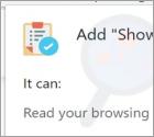 Show Tabs Browser Hijacker