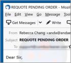 Pending Order Email Virus