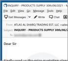 ATLAS AL SHARQ TRADING Email Virus
