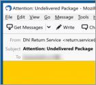 DHL Undelivered Package Email Scam
